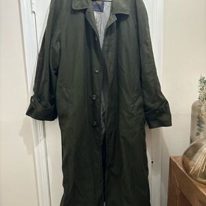 Newport Harbor Dark Green Overcoat